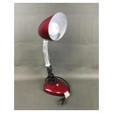 Red Atomic-age Style Desk Lamp