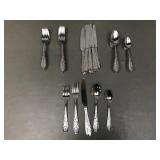 Stainless Steel Floral Design Flatware
