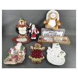 Vtg Avon 'magic Of Christmas' Animated Santa &more