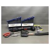 T-handle 10pc hex key set & more