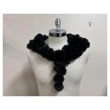 Rabbit Fur? Pom Pom Shawl