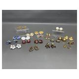 Vintage Clip On Costume Jewelry Earrings