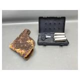Vtg Military Style Leather Holster & More