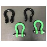 Powder Coated Steel D-ring Shackles