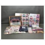 Binder Of 90s Basebal Cards, Red Wings & More
