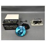 Vtg Polaroid Land Camera Flash & Film Splicer