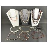Shell, Wood & More Bohemian Style Costume Jewelry