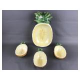 Ceramic Home Pineapple Bowls