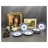 Chromolithograph George & Martha Washington +more