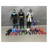 12in Dc Comics Rebirth Batman + More Dc/marvel