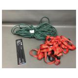 Rachet strap, extension cord & socket extender