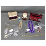 Vintage & Modern Costume Jewelry & Boxes