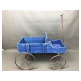 Sweet Garden Wooden Rolling Wagon