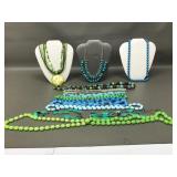 Tropical Vintage Costume Jewelry Necklaces