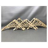 Painted Metal Decorative Shelf Brackets