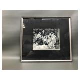 Framed Neyret Freres Woven Silk Tapestry F Morgan