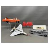 Vtg Remco Duffy's Daredevils Toy Car&tootsie Toy..