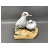 J Byron Royal Crown Dove Bird Statue