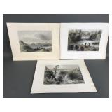 1840's Antique Lithographs Kingston, Montgomery