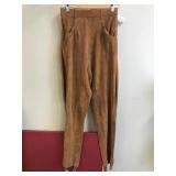 Ralph Lauren Womens Equestrian Leather Pants