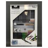 Royal&langnickel 79-piece Sketch & Draw Art Set