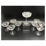 Vintage Glowing Manganese Fostoria Champagne