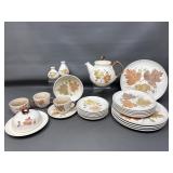Vintage Mcm Metlox Poppytrail- Vernon Woodland