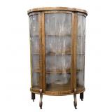 Antique J.C. Widman Co. Detroit, Mi oak curio