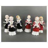 Vintage Ucagco Porcelain Choir Trios