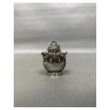 Antique Tibetan Silver Filigree Snuff Bottle