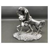 K Dopita Studios 1988 Pewter Sculpture