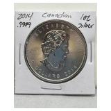 1oz .9999 Fine Silver Canadian Coin