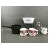 Vintage Cornflower Corningware Dish & More