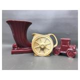 Shawnee Jalopy, Cornocopia & Frankoma Pottery
