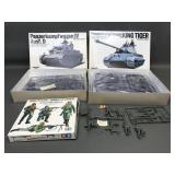 Bandai German Panzertuppe Series Scale Models &