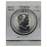 1oz .9999 Fine Silver Canadian Coin