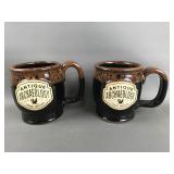 Antique Archaeology Pickin America Stoneware Mugs