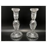 Waterford Crystal Sea Jewel Seahorse Candlesticks