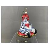 Kurt Adler Collection Raggedy Ann Glass Orn