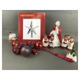 Vintage Christmas Figurine Decorations & More