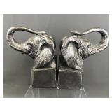 Vtg Austin Productions 1984 Elephant Book Ends