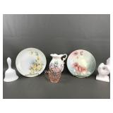 Vtg Ceramic Hand, Pitcher, Depression Glass & More