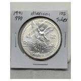 1oz .999 Fine Silver Mexican Coin