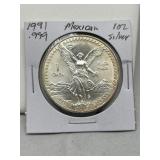 1oz .999 Fine Silver Mexican Coin