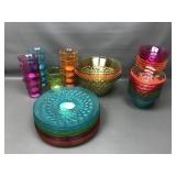 Simply Summer Bubble Colorful Plastic Serveware