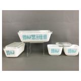 Vtg Amish Butterprint Pyrex Dishes