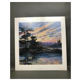 Matted Print Northpoint Sunset, Leonard Skinner