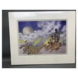 1979 Carl Lundgren Knight Of The Flowers Art Print