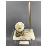 Vtg Scotteo Perpetual Calendar & Pen Set