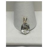 14k Gold & Gemstone Pendant